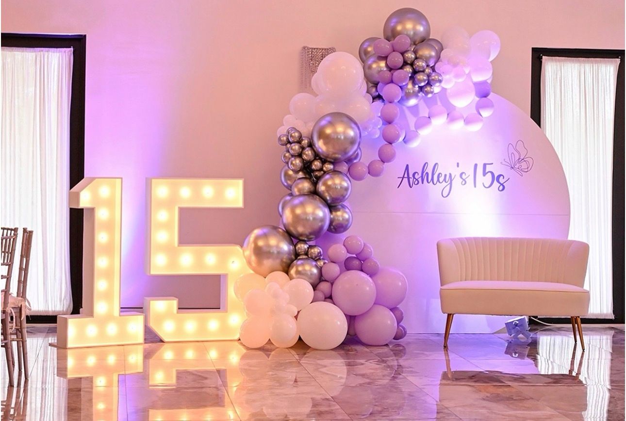Quinceañera celebration at Prestige Estate, Oak Package